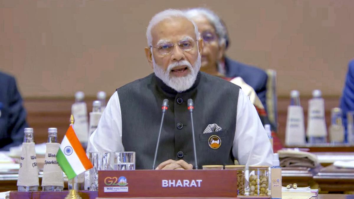 'Photo shows ‘Bharat’ written on PM Modi’s name card at G-20 Summit'